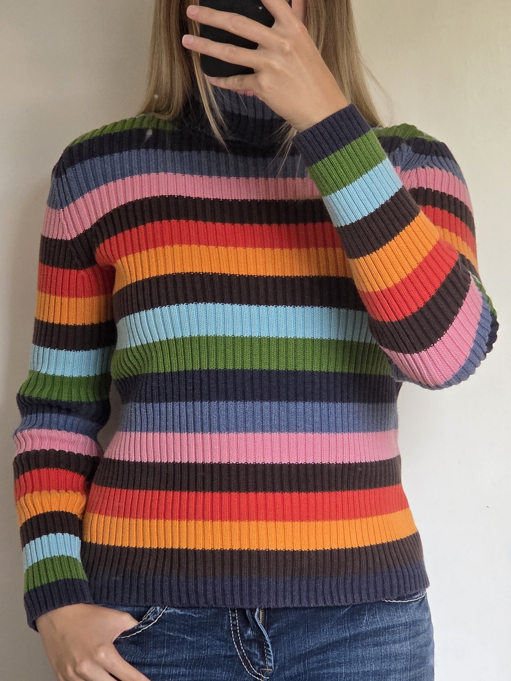 Y2K Striped Tommy Hilfiger Sweater
